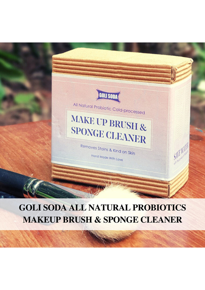 Goli Soda All Natural Probiotics Make Up Brush & Sponge Cleaner - 90 G-(pack Of 2)