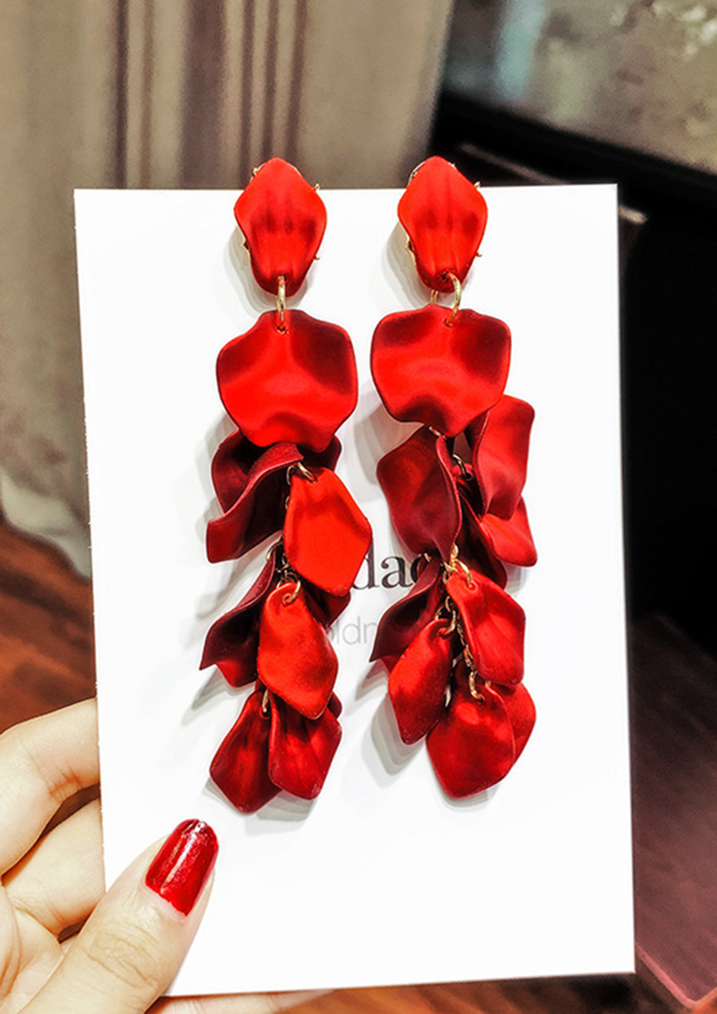 RUBY RED EARRINGS | Rebekajewelry