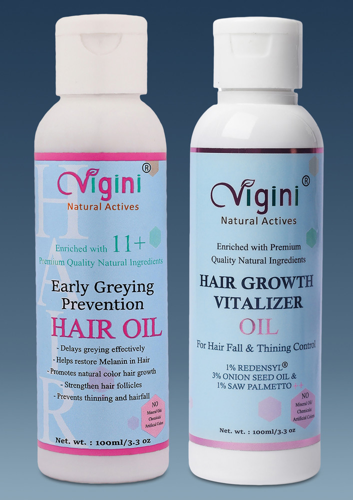 Vigini Redensyl Hair Care Nourishing Growth Regrowth Tonic Revitalizer & Anti Greying Prevention Oil