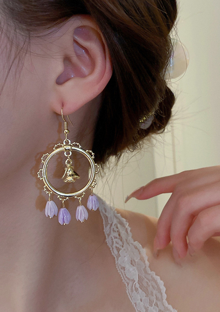 Extra Special Pink Dangling Hoops