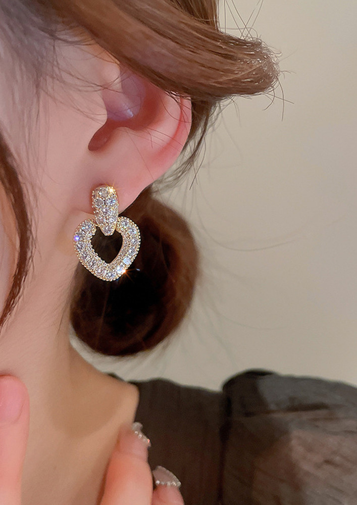 Heart Hicks Gemstone Earrings