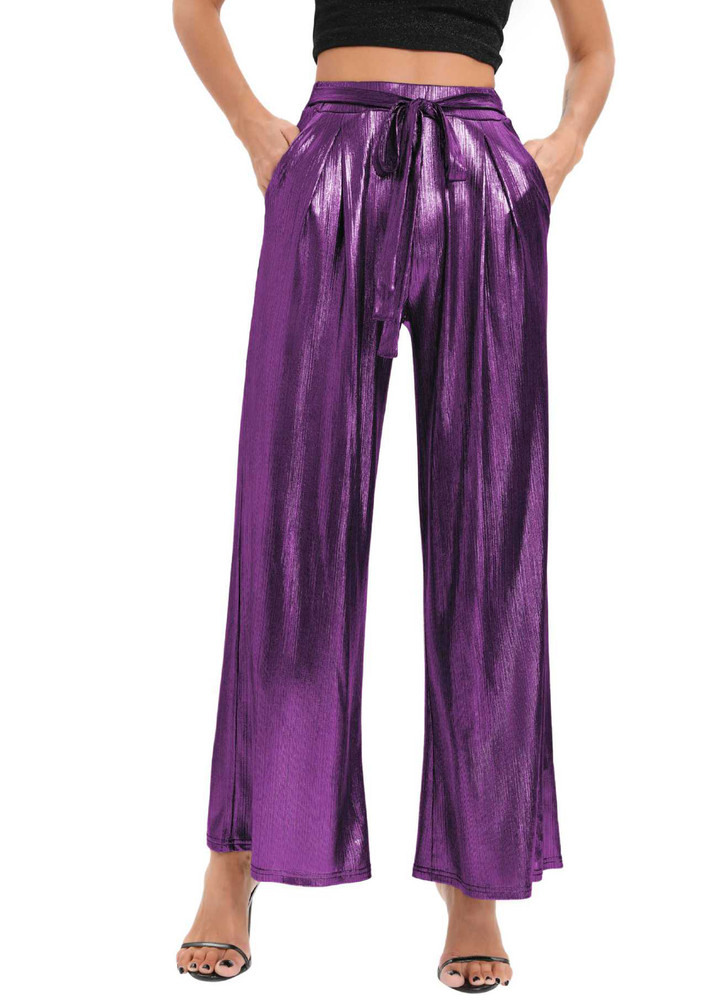 Disco Ready Purple Trousers
