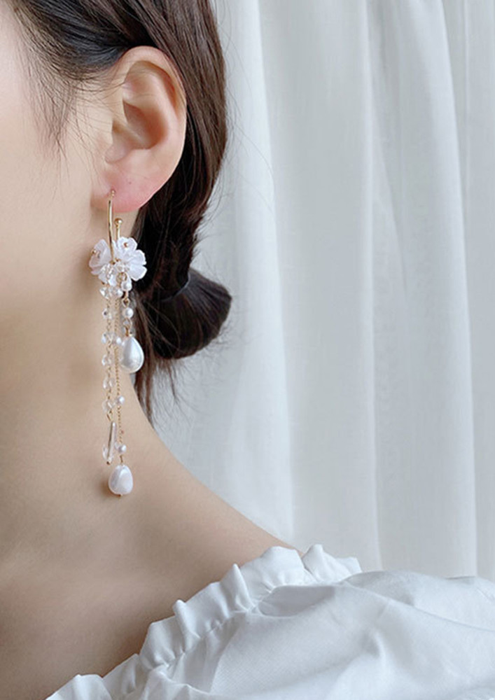 Floral Raindrop Earrings