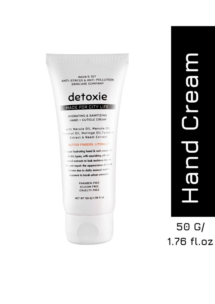 Detoxie - Hydrating & Sanitizing Hand & Cuticle Cream - 50g