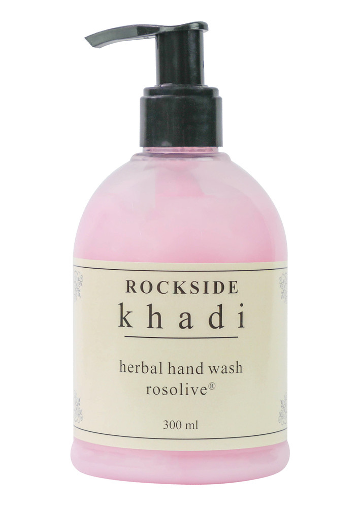 Rockside Khadi Herbal Hand Wash Rosolive  (  Set Of 2 )