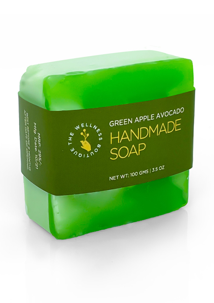 GREEN APPLE AVOCADO HANDMADE SOAP