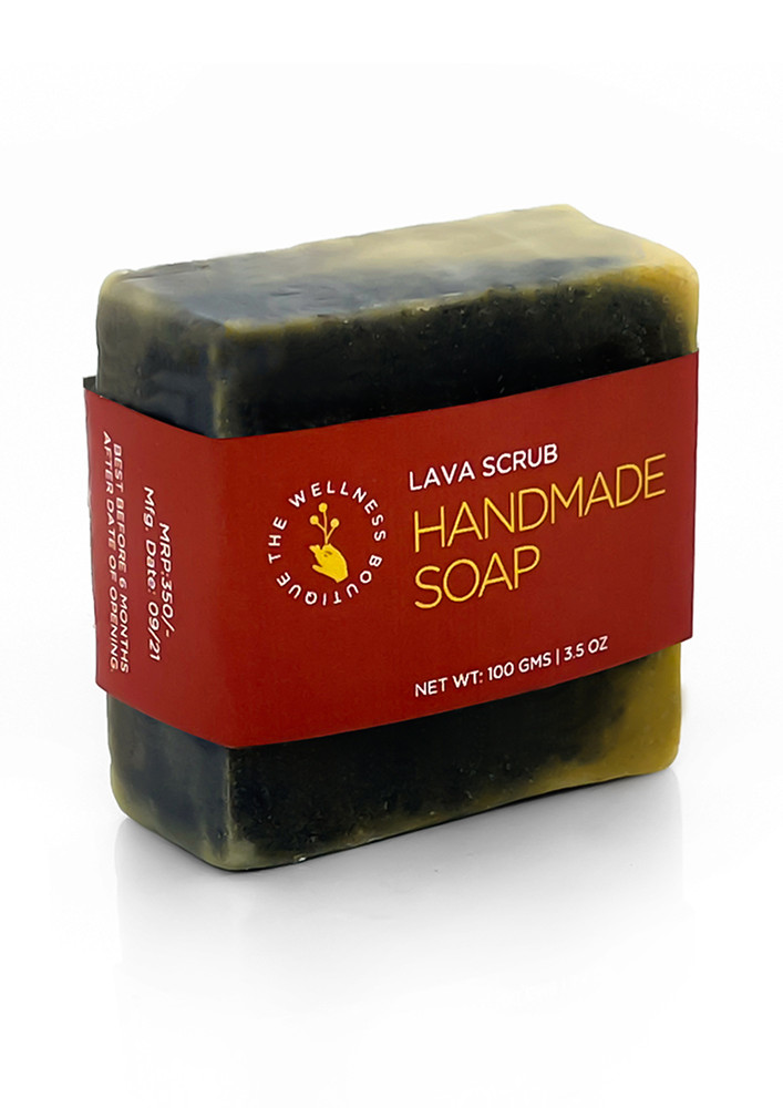 Lava Scrub Handmade Soap