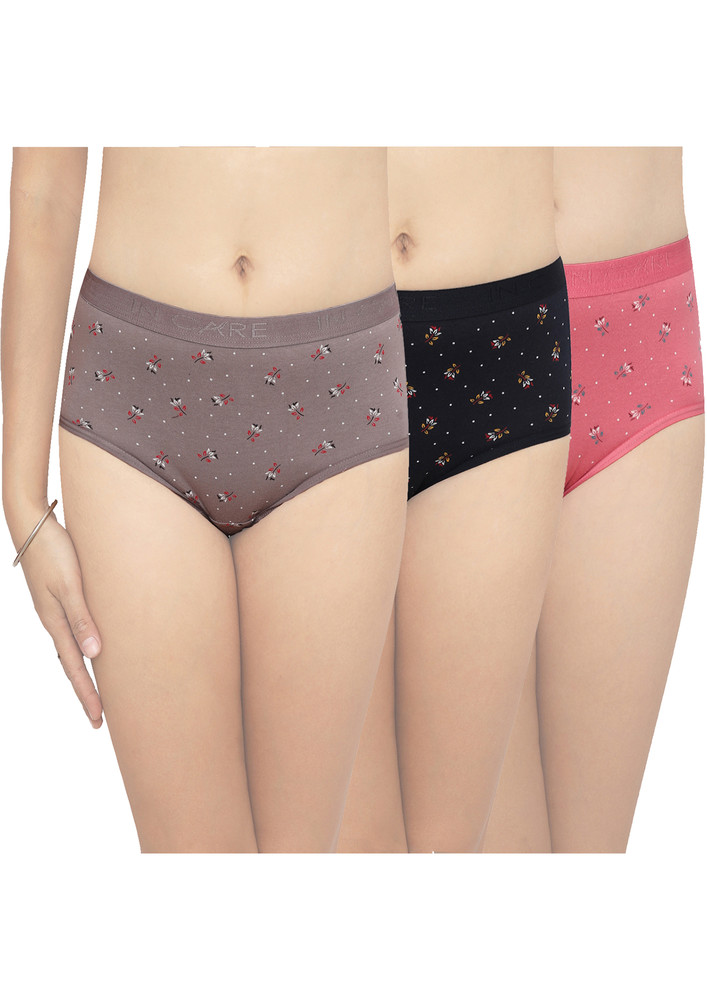 In Care Women Pack Of 3 Assorted Hipster -ICOE-068