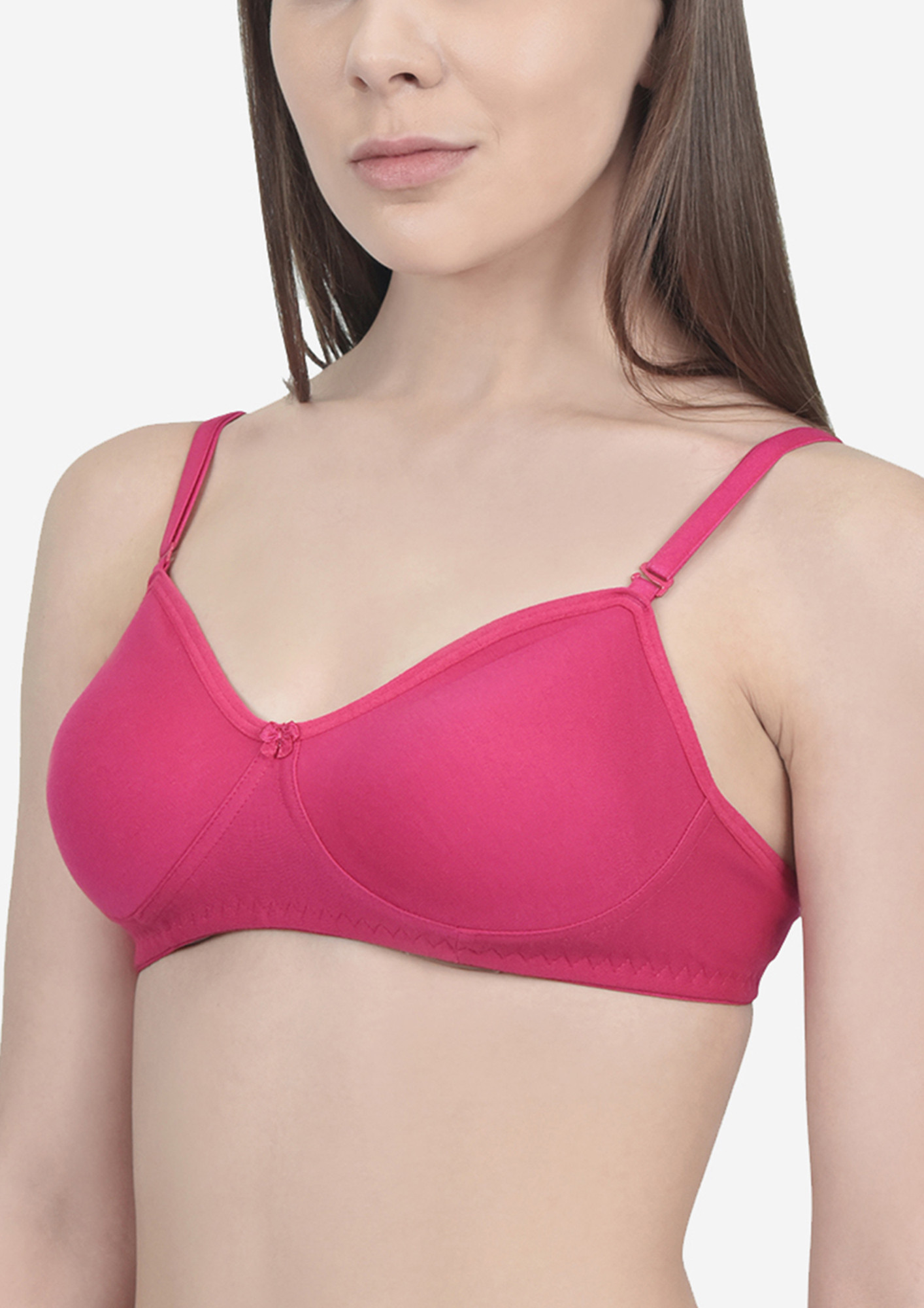 Buy ALL ABOUT RELIEF PINK NON WIRED NON PADDED BRA for Women Online in India