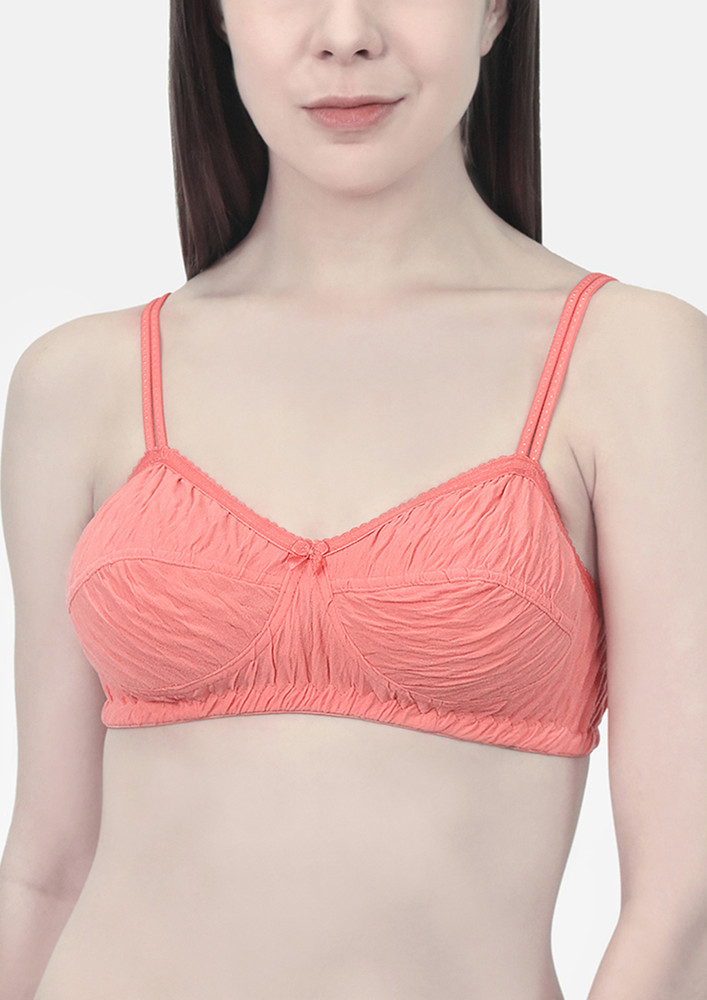 Everyday Adventure Coral Non Wired Non Padded Bra