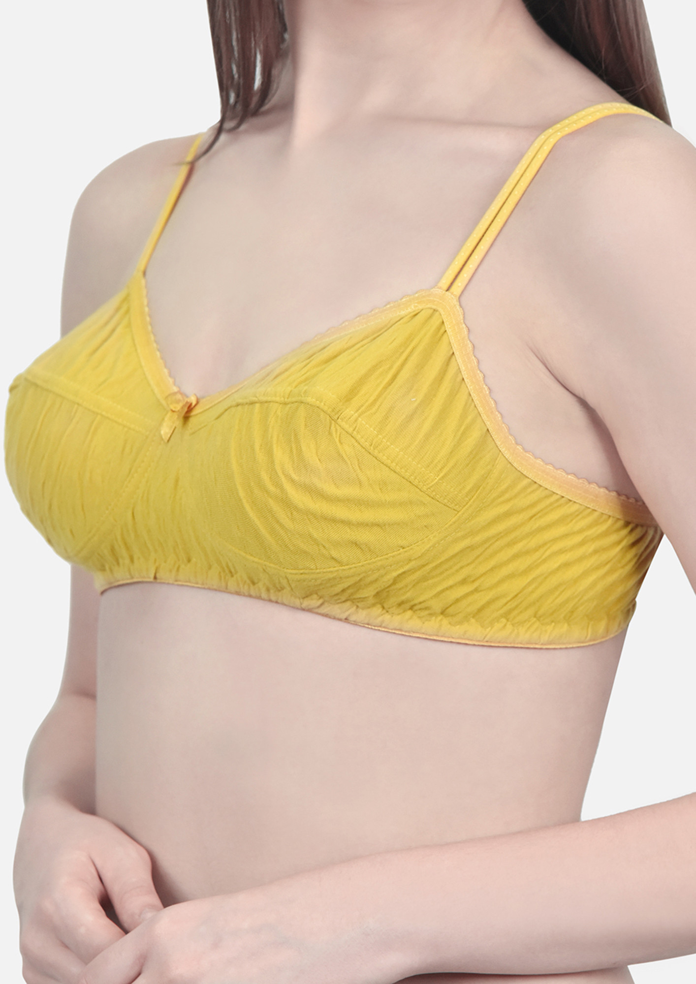 Buy EVERYDAY ADVENTURE MUSTARD NON WIRED NON PADDED BRA for Women Online in  India