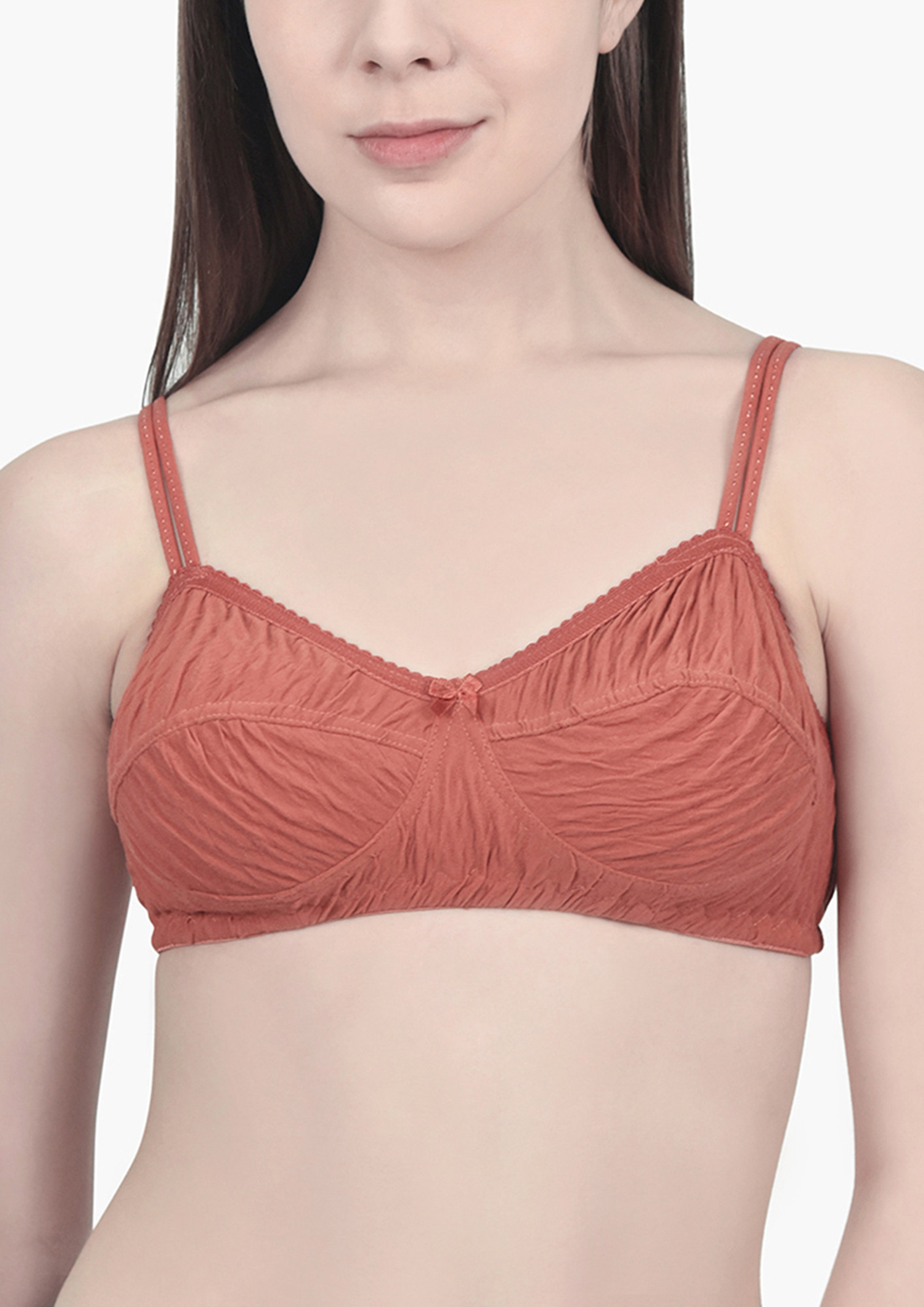 EVERYDAY ADVENTURE RUST NON WIRED NON PADDED BRA