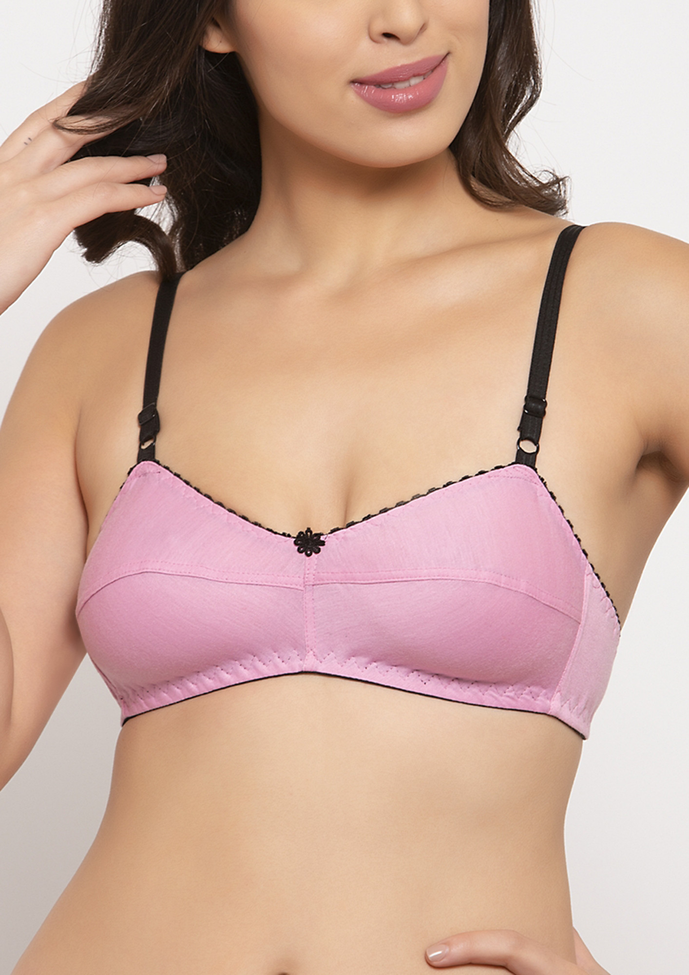 PERFECTION PINK NON WIRED NON PADDED BRA