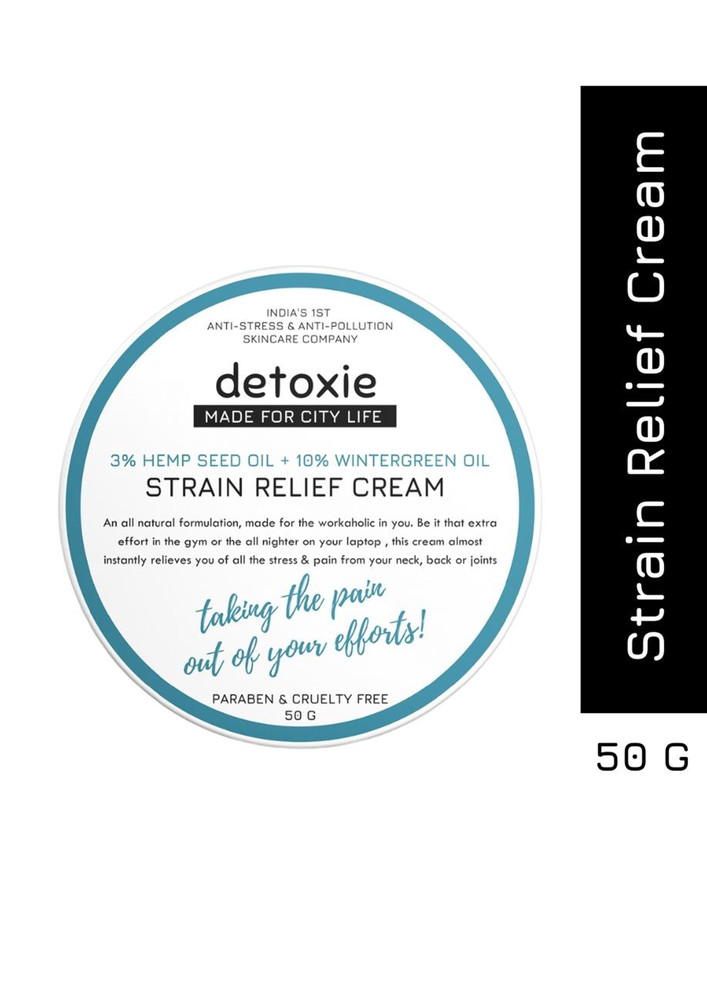 Detoxie - Strain Relief Cream - 50gm