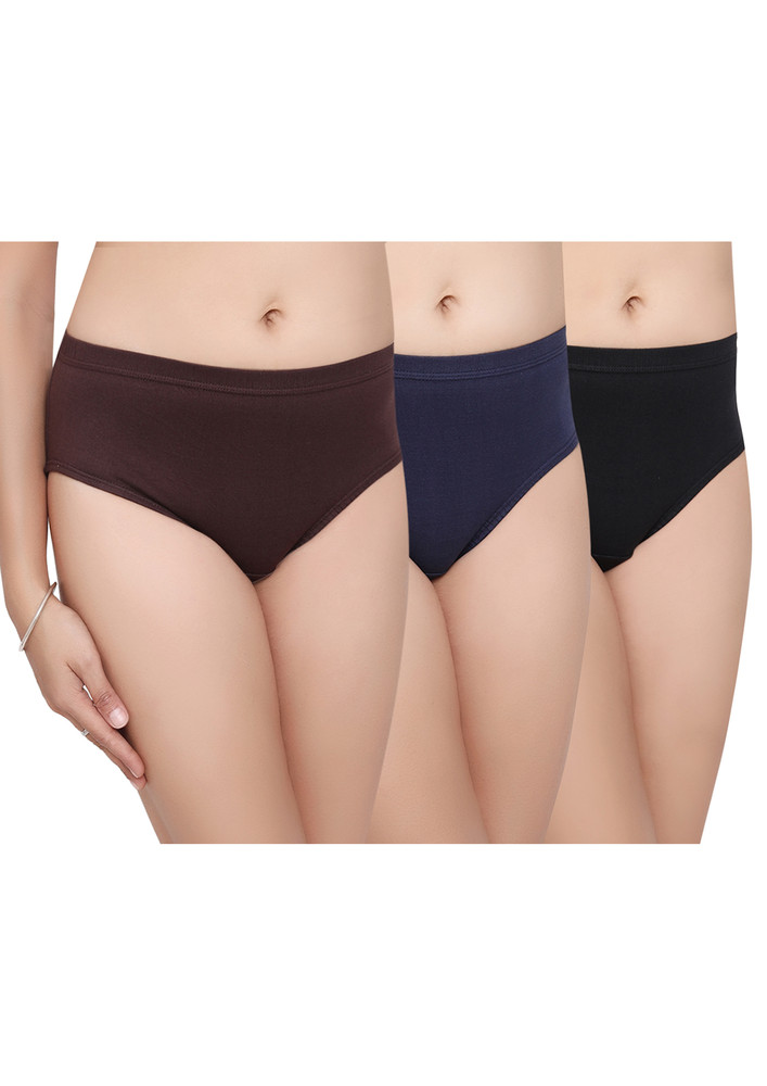 In Shape Women Pack Of 3 Assorted Hipster - Isin-005
