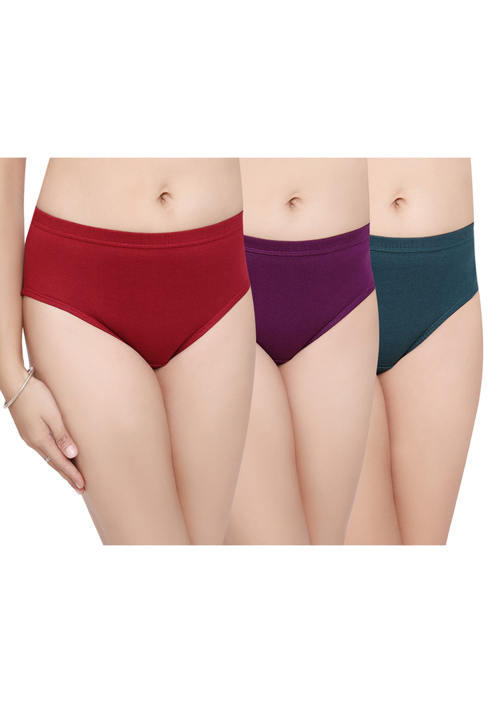 In Shape Women Pack Of 3 Assorted Hipster - Isin-007