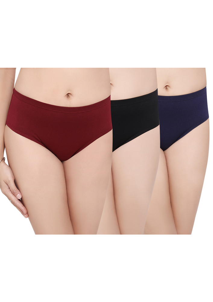 In Shape Women Pack Of 3 Assorted Hipster - Isin-010