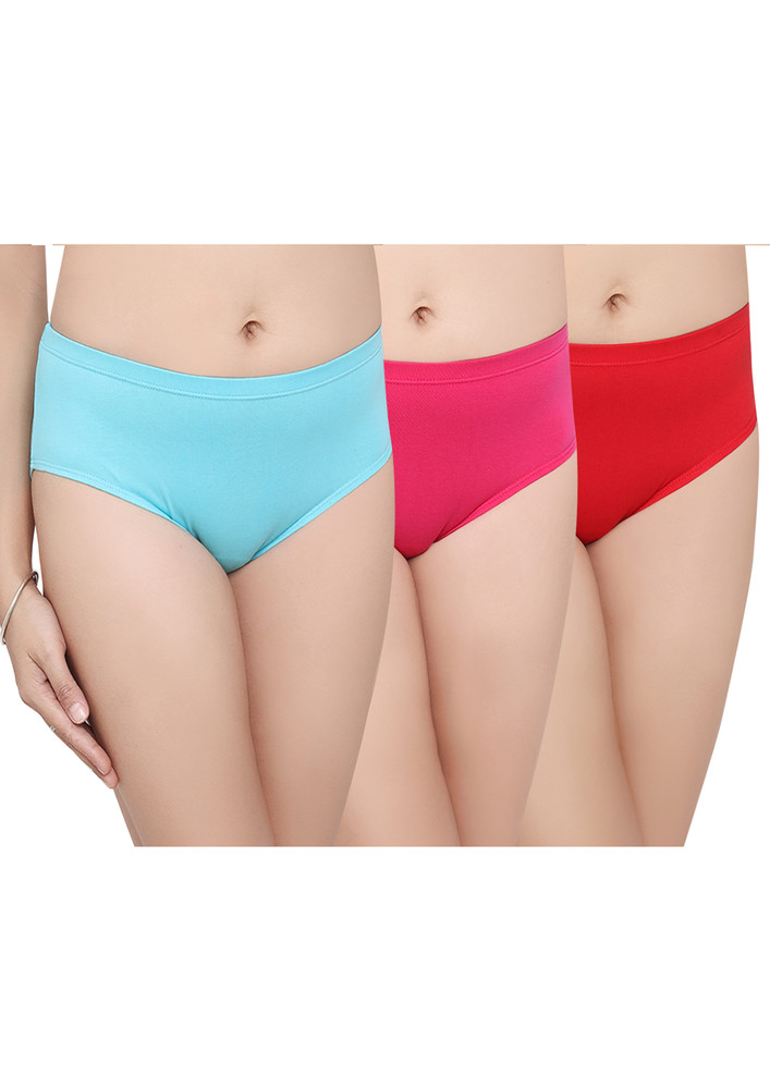 In Shape Women Pack Of 3 Assorted Hipster - Isin-011