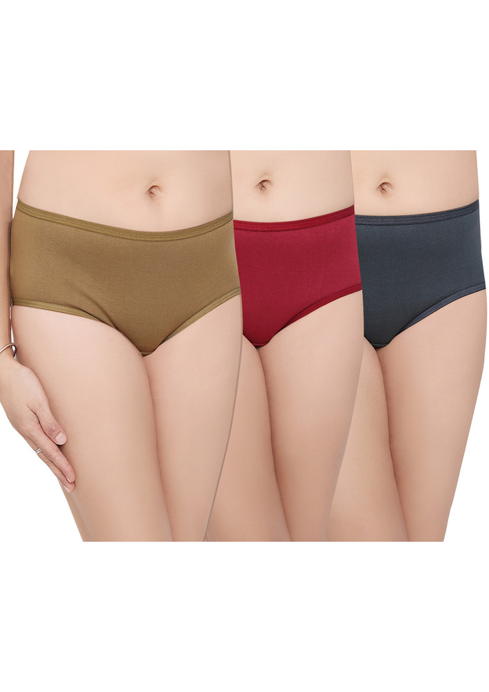 In Shape Women Pack Of 3 Assorted Hipster- Isoe-014