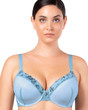 Buy IVY DREAM BLUE & FLORAL PRINT CONTOUR BANDLESS BRA for Women Online in  India