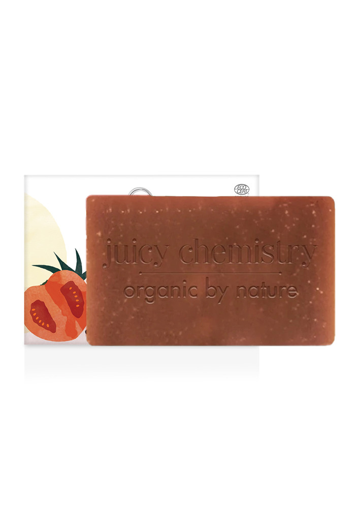 Juicy Chemistry Potato ,Tomato & Lemongrass- Organic Soap For Tan Removal & Scar Reduction- 100 gm/3.53oz