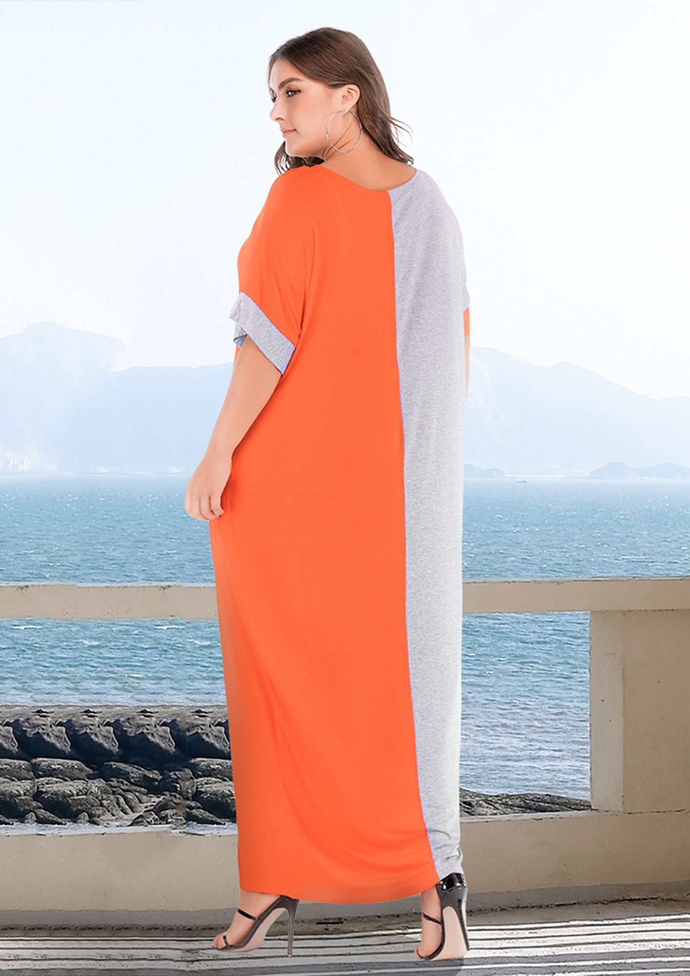 クーポン利用&送料無料 herlipto Two-Tone Double Sleeve Dress M