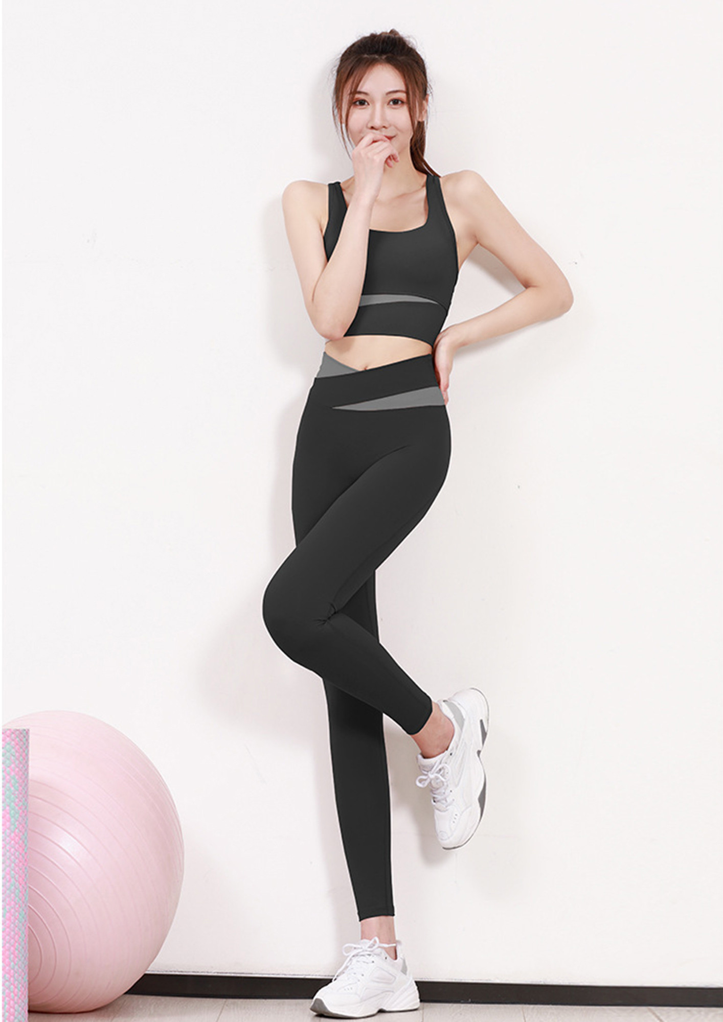 Buy SO CONVENIENT BLACK YOGA PANTS for Women Online in India