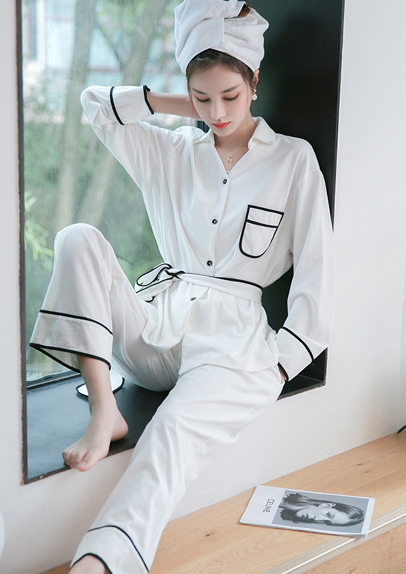 IN MANY WAYS TWO PIECE WHITE NIGHT SUIT