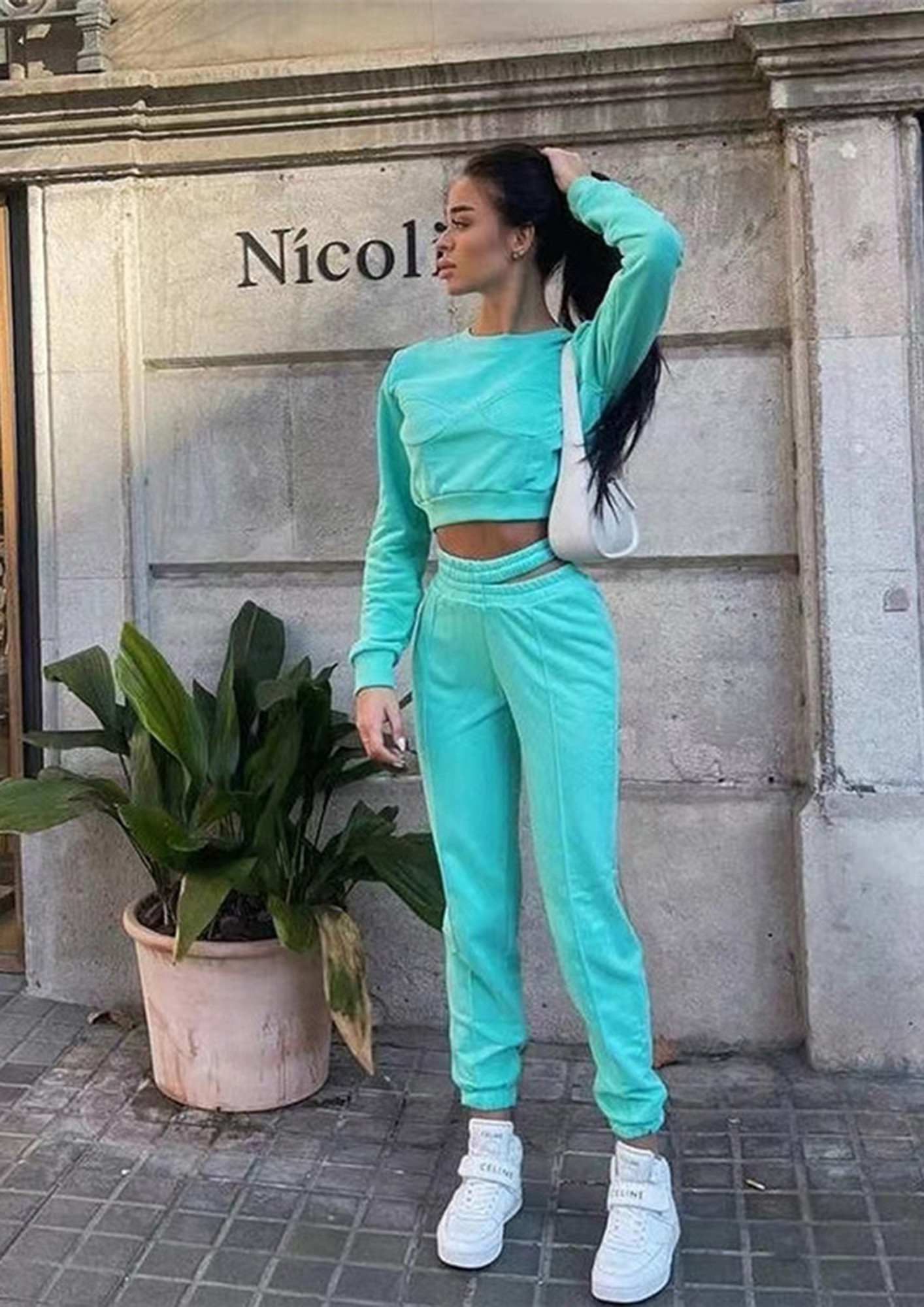 BOLDLY YOURS SEA BLUE TWO PIECE SET