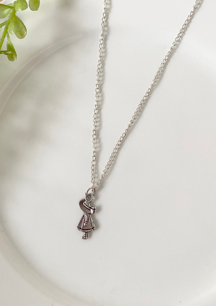 Dainty Girl Charm Necklace