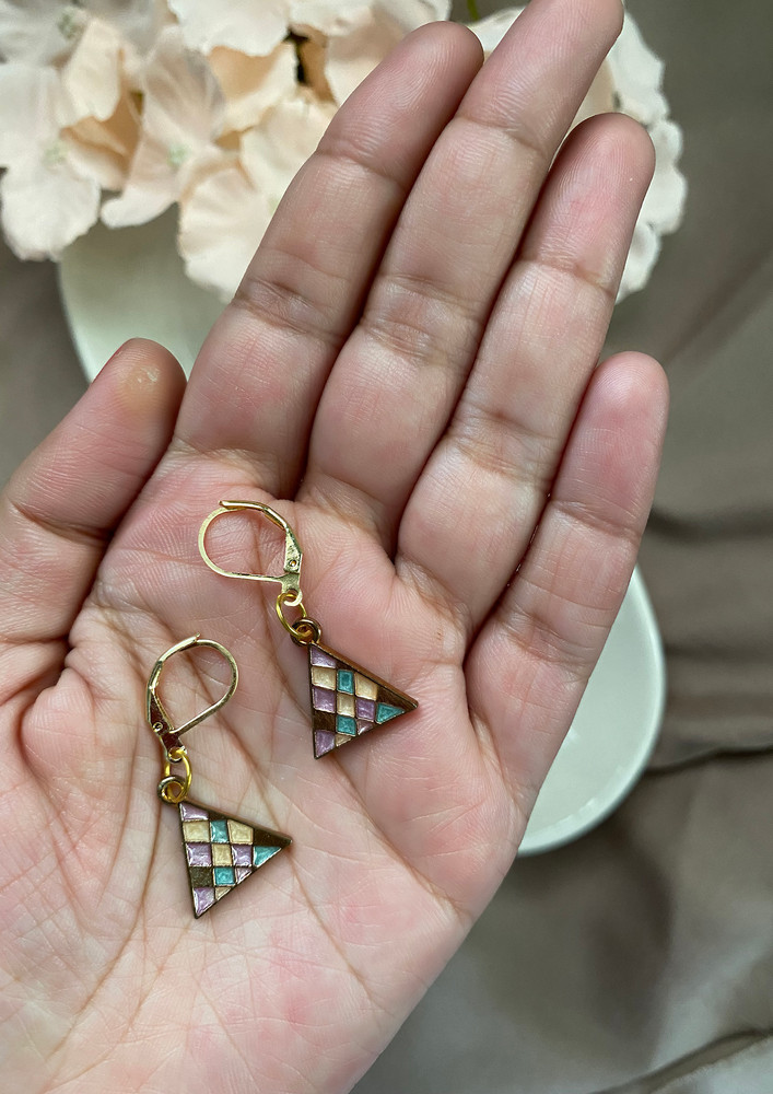 Dainty Triangular Earrings