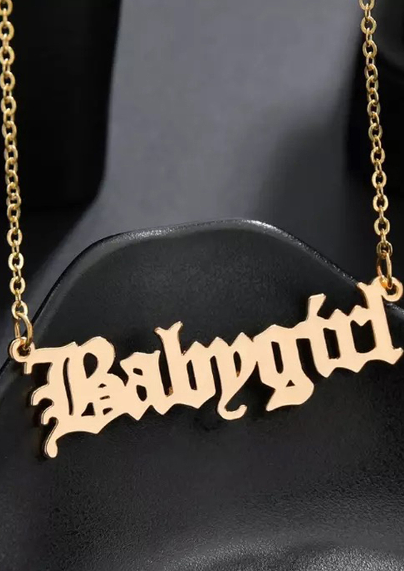 Buy Custom Name Necklace Personalized Name Necklace Baby Girl Name Necklace  Children Name Jewelry Bridesmaid Gift Mom Gift NH04F29 Online in India -  Etsy