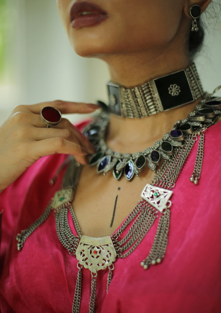 Turkmen Carved Necklace