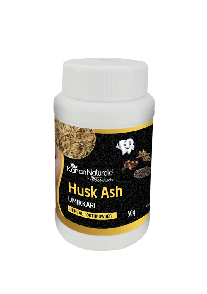 Husk Ash - Herbal Tooth Powder 100gm (2 x 50g)