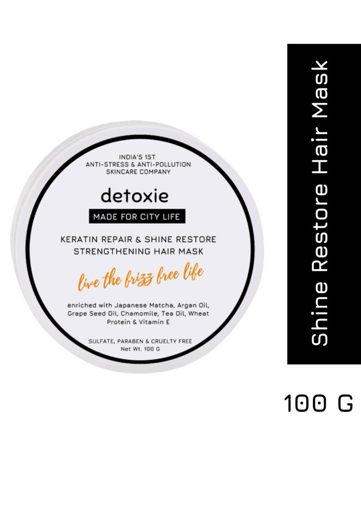 Detoxie - Keratin Repair & Shine Restore Strengthening Hair Mask - 100 g