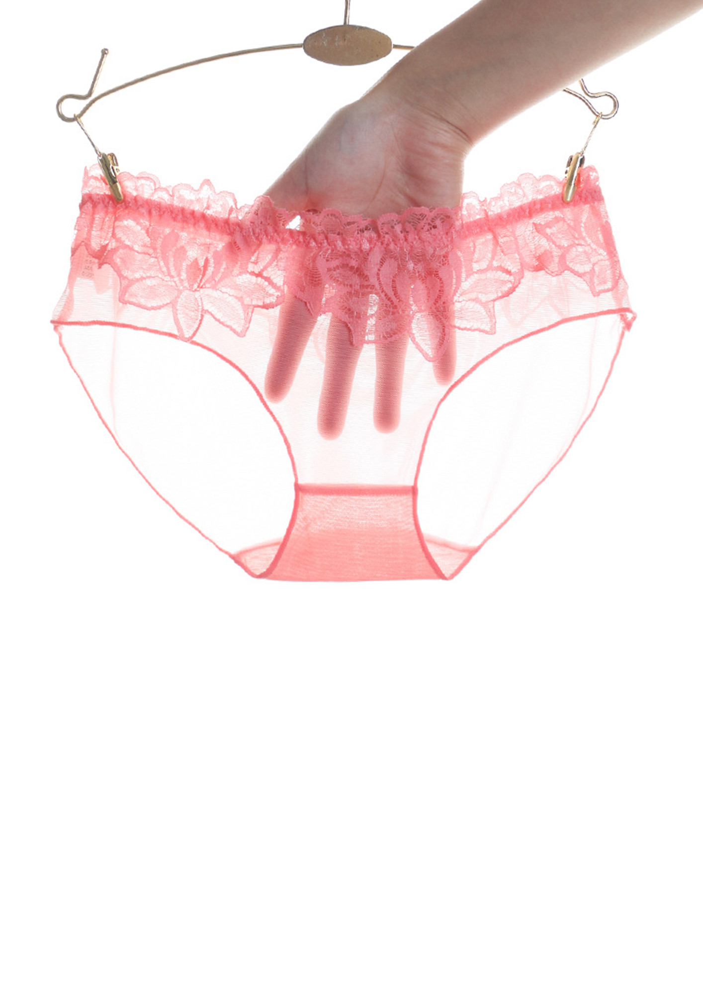 Generic Women's Nylon Sheer Transparent Bikini Panty (Baby Light Pink) -  The Young Indians