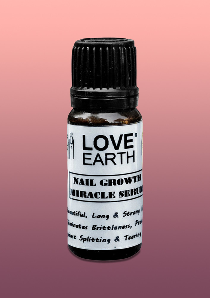 Love Earth Nail Growth Serum Enriched With Vitamin C Oil And Neem Extract For Brittle And Weak Nails 10ml