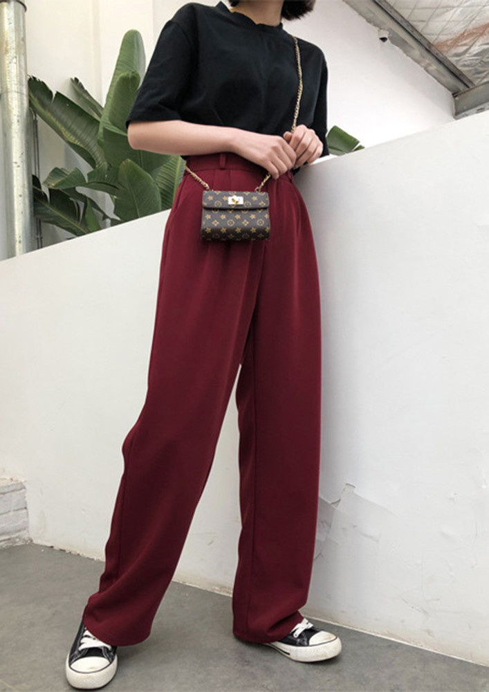 Chic Moment Red Trousers