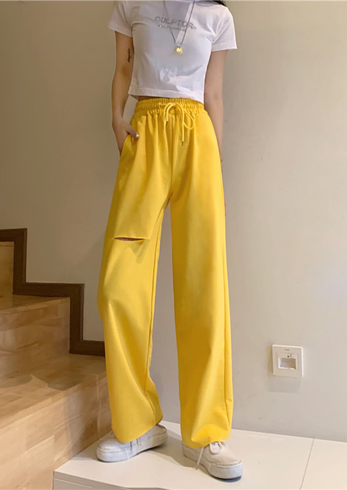 Lounge Is Love Yellow Joggers