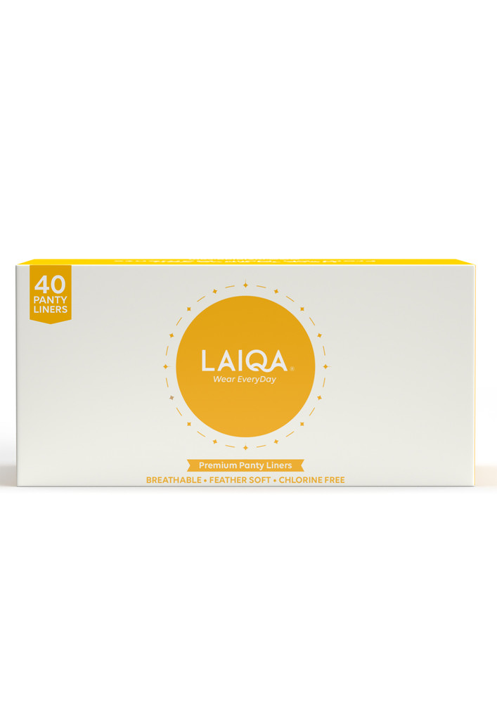 LAIQA Pantyliners for Everyday Freshness - 40 PL | Made with Natural Fibers