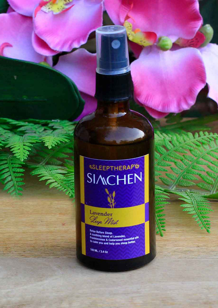 Siachen Lavender Sleep Mist | Essential Oils Blended Aromatherapy | Reduces Anxiety, Promotes Deep & Relaxing Sleep