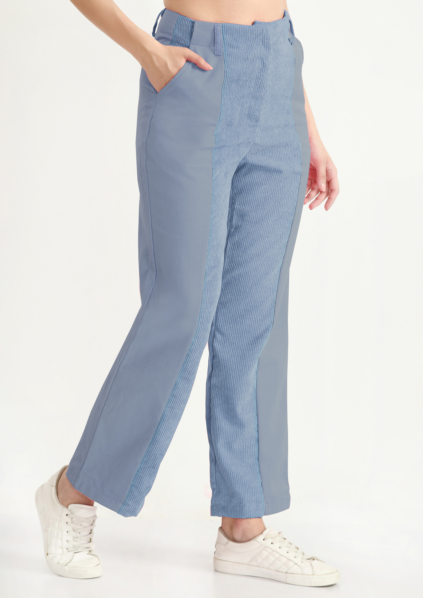 Two Tone Jeans-Blue