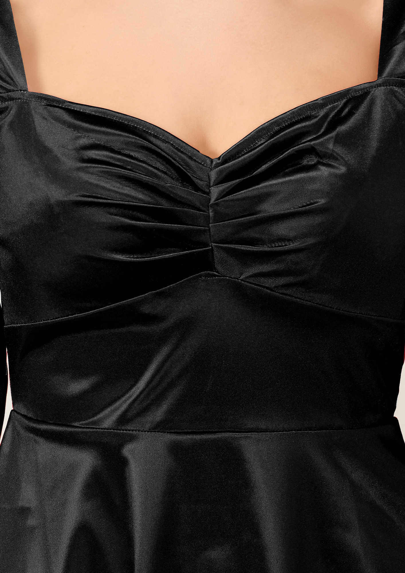 Buy Eternity Black Satin Dress for Women Online in India