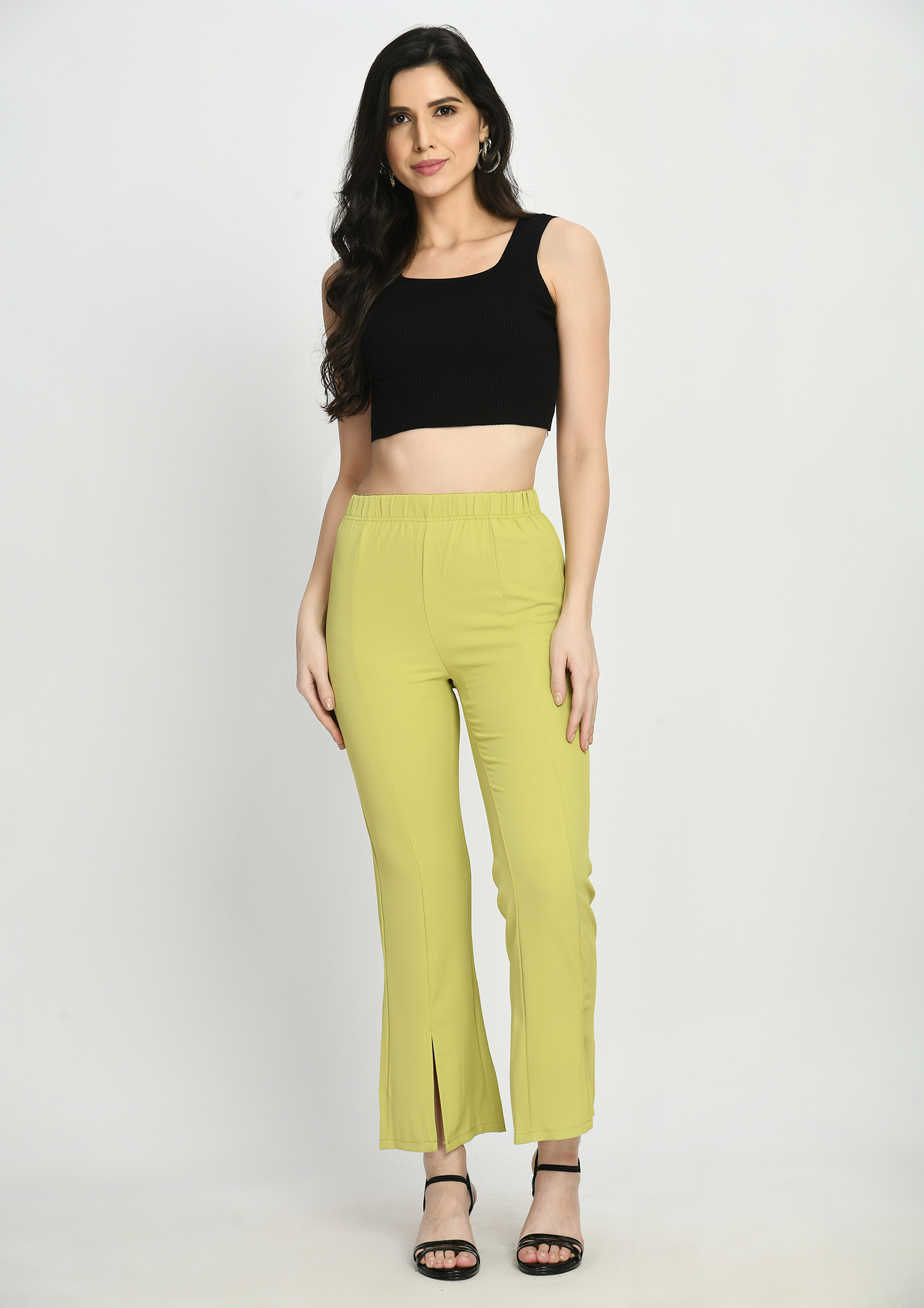 Buy Semi Formal Pants-Green for Women Online in India