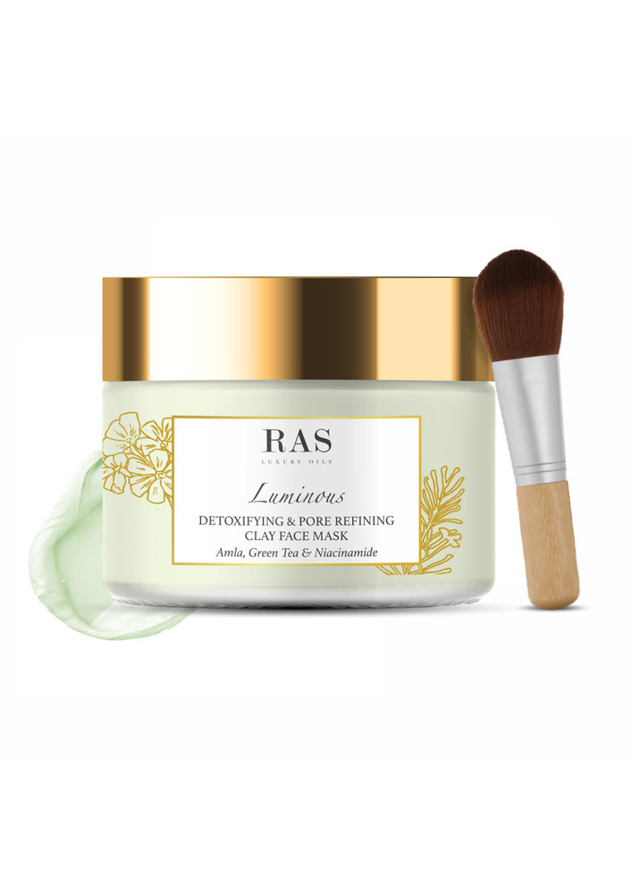 RAS Luxury Oils Luminous Detoxifying & Pore Refining Clay Face Mask