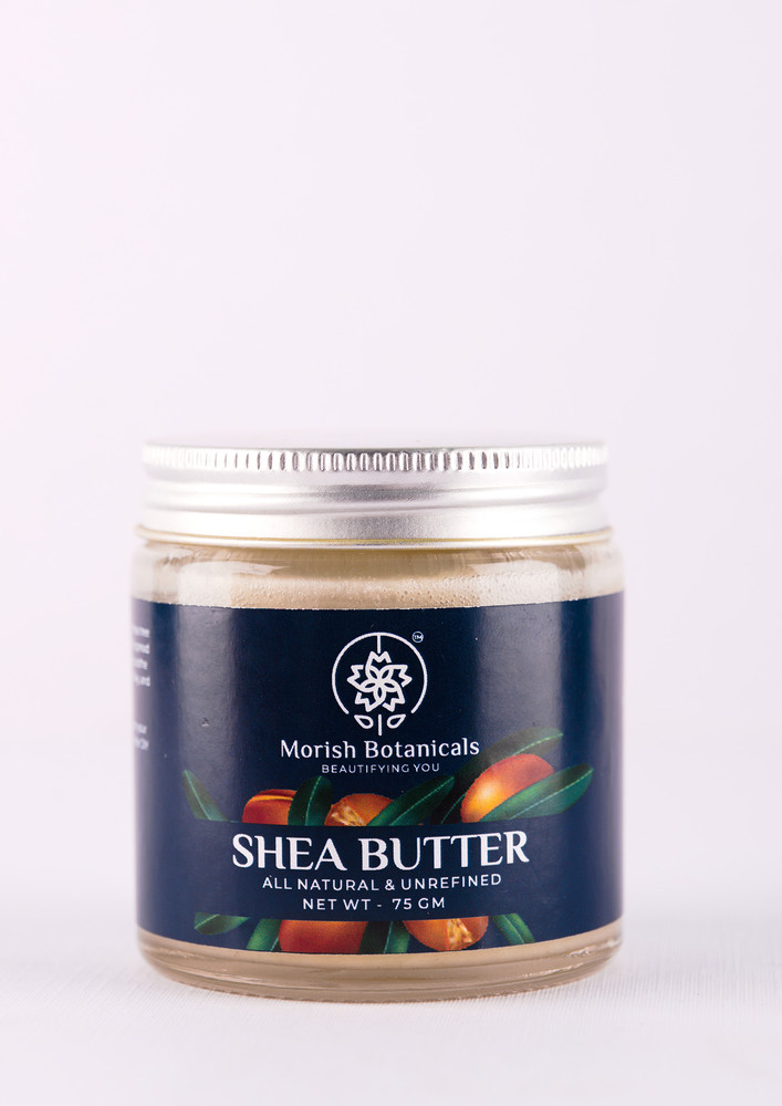 Morish Botanicals Shea Butter - 100% Raw & Unrefined - 75 Grams | Zero Chemical, Zero Toxin Body Butter