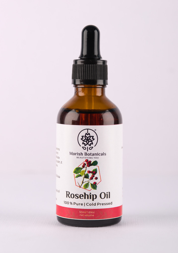 Rosehip Oil, 50ml( Cold Pressed Rosehip Seed Oil & Unrefined )