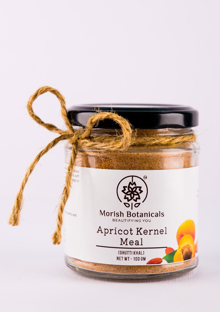 Morish Botanicals, Apricot Kernel Meal (Apricot Scrub/ Gutti Khal, 100gms)Perfect for gentle exfoliation