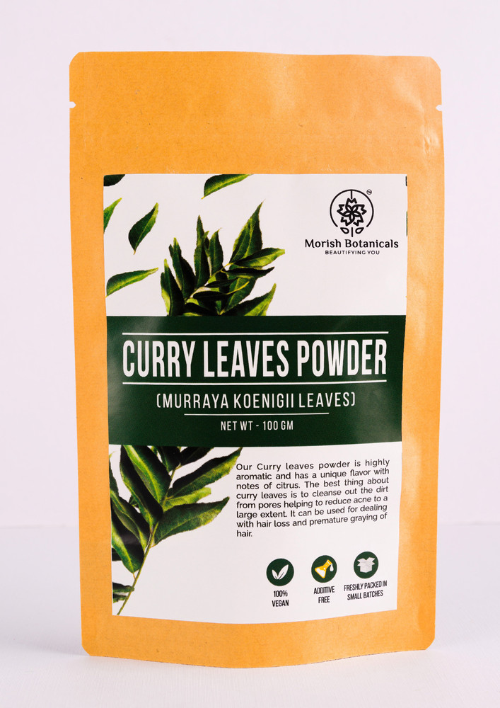 Morish Botanicals, Curry Leaves Powder, 100gms