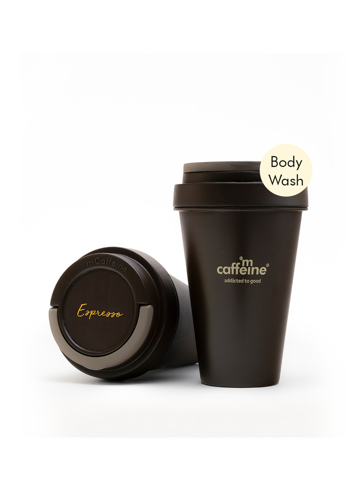 Mcaffeine Body Wash With Coffee Scrub For Exfoliation - Espresso Shower Gel With Refreshing Aroma